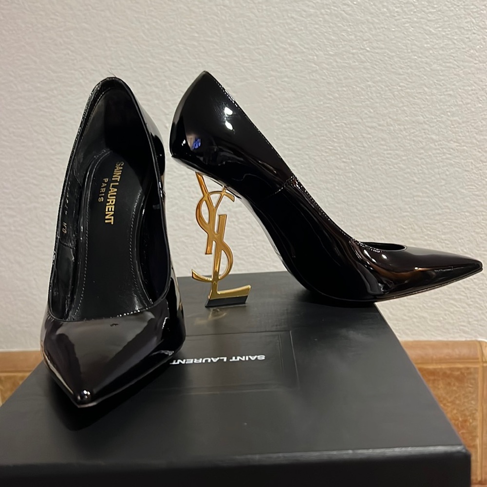 110mm Opyum Patent YSL-Heel Pumps